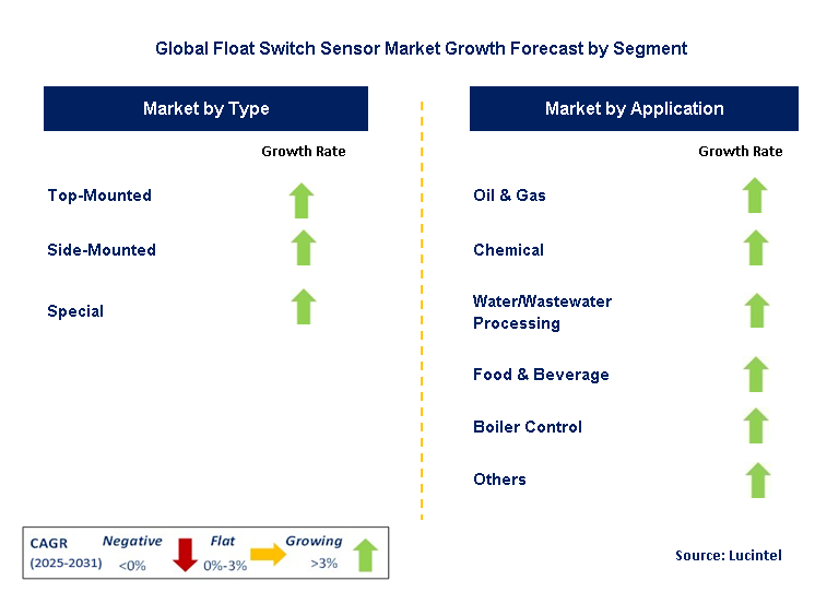 Float Switch Sensor Market by Segment