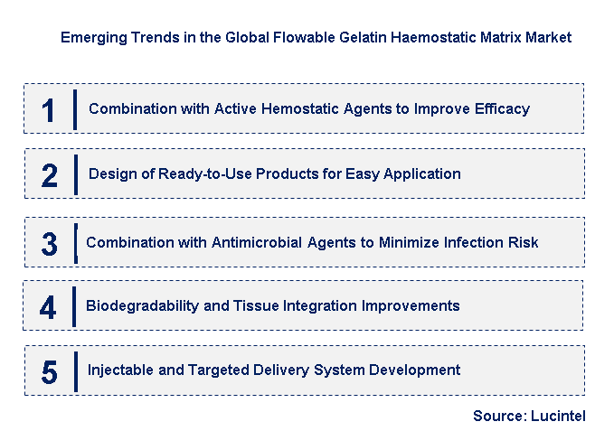 Emerging Trends in the Flowable Gelatin Haemostatic Matrix Market