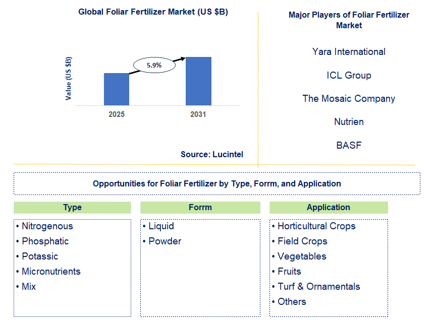 Foliar Fertilizer Market Trends and Forecast