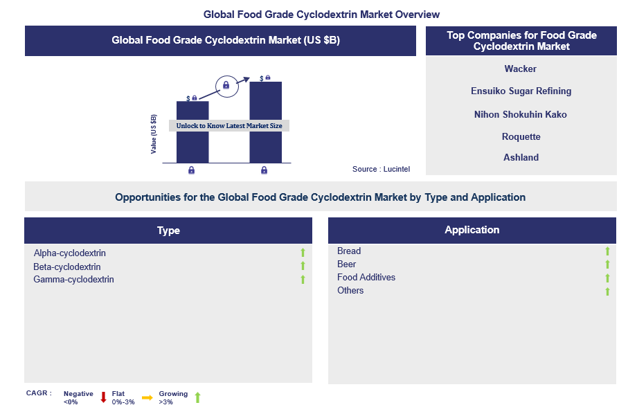 Food Grade Cyclodextrin Trends and Forecast