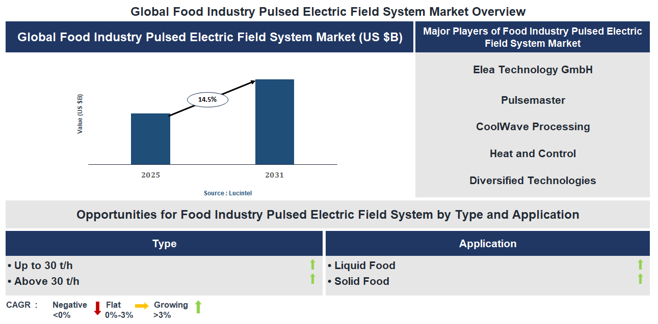 Food Industry Pulsed Electric Field System Market Trends and Forecast