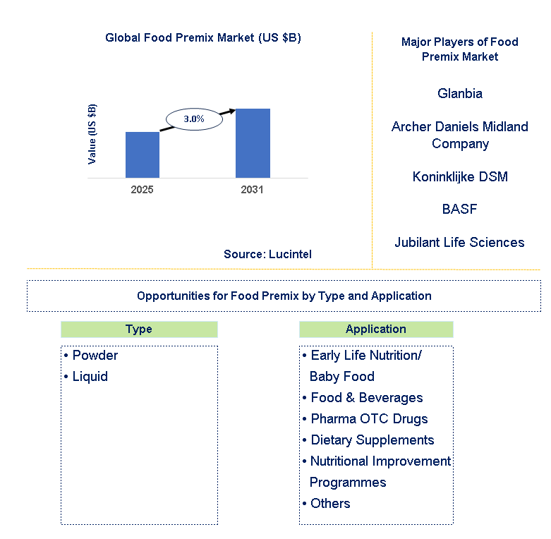 Food Premix Market Trends and Forecast