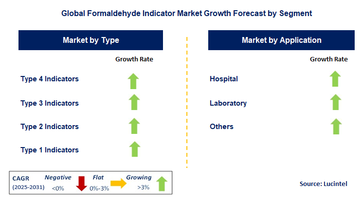 Formaldehyde Indicator Market by Segment