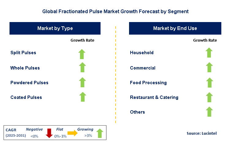 Fractionated Pulse Market by Segment