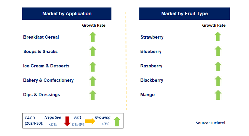 Freeze-Dried Fruit and Vegetable by Segment