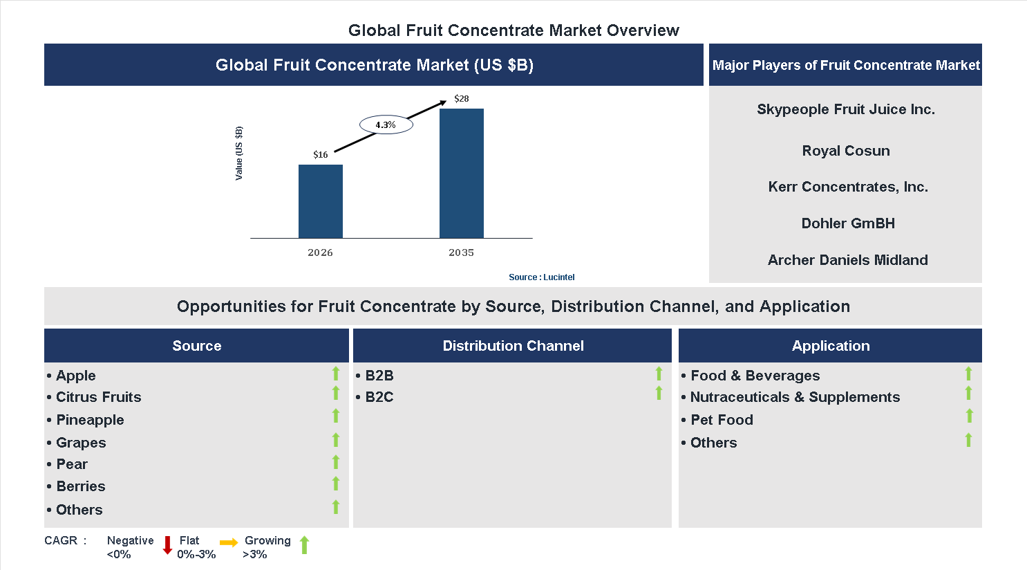 Fruit Concentrate Market Trends and Forecast