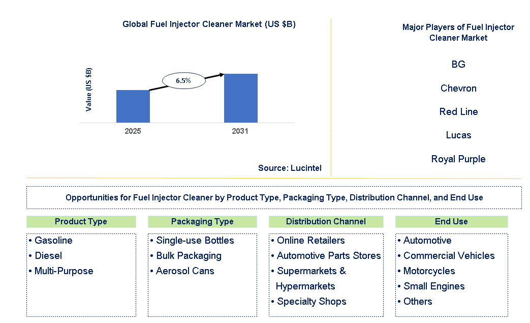 Fuel Injector Cleaner Market Trends and Forecast