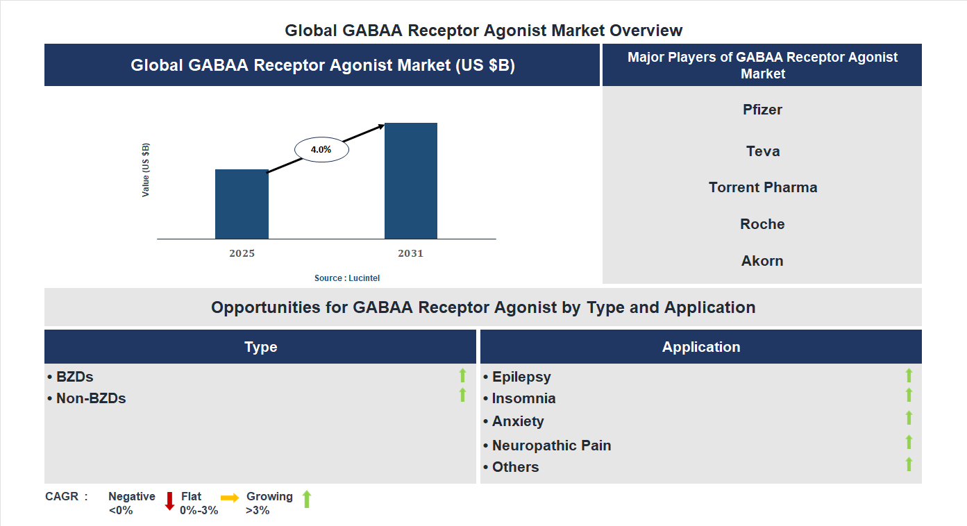 GABAA Receptor Agonist Market Trends and Forecast