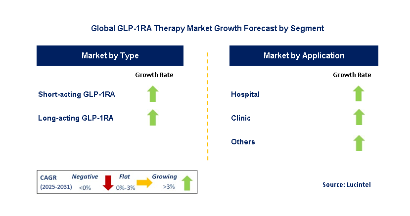 GLP-1RA Therapy Market by Segment