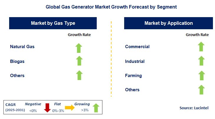 Gas Generator Market by Segment