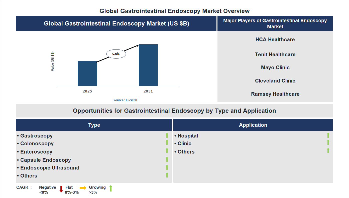 Gastrointestinal Endoscopy Market Trends and Forecast