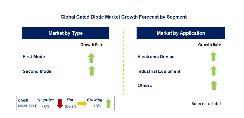 Gated Diode Market by Segment