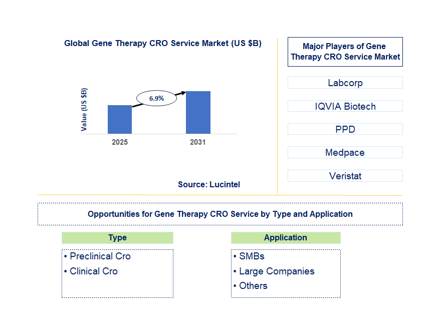 Gene Therapy CRO Service Market Trends and Forecast