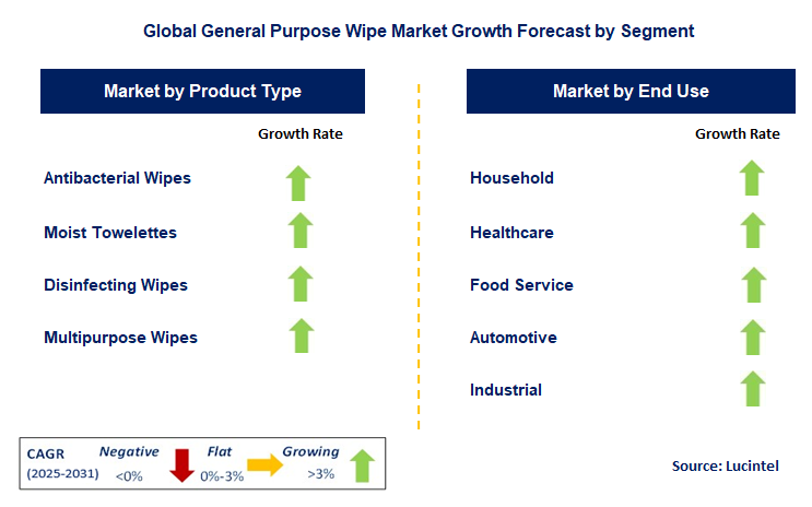 General Purpose Wipe Market by Segment