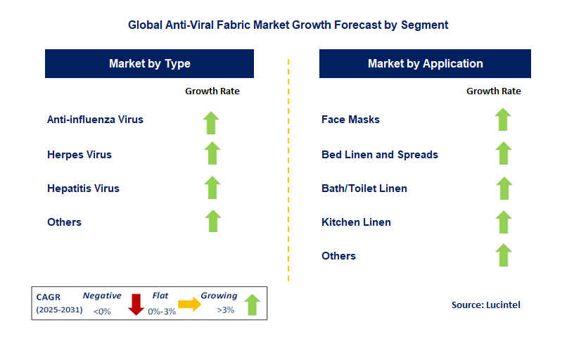 Anti-Viral Fabric Market by Segment
