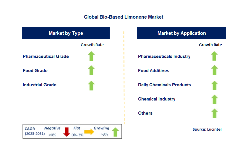 Bio-Based Limonene Market by Segment