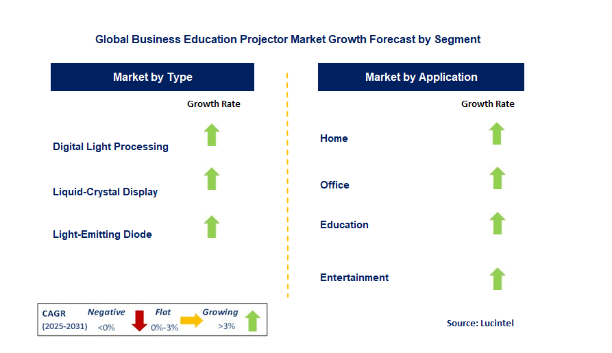 Business Education Projector Market by Segment