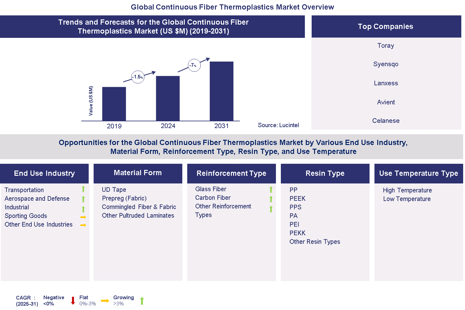 Continuous Fiber Thermoplastic Market