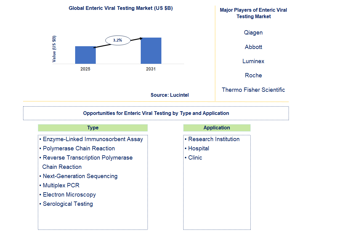Enteric Viral Testing Market Trends and Forecast