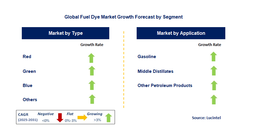 Fuel Dye Market by Segment