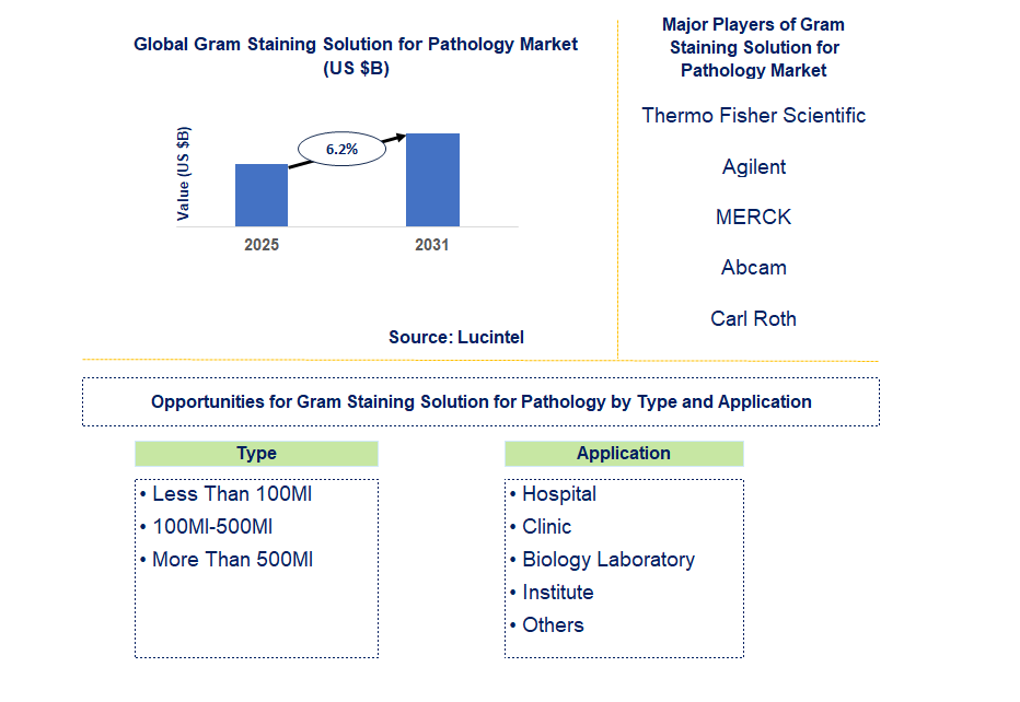 Gram Staining Solution for Pathology Market Trends and forecast