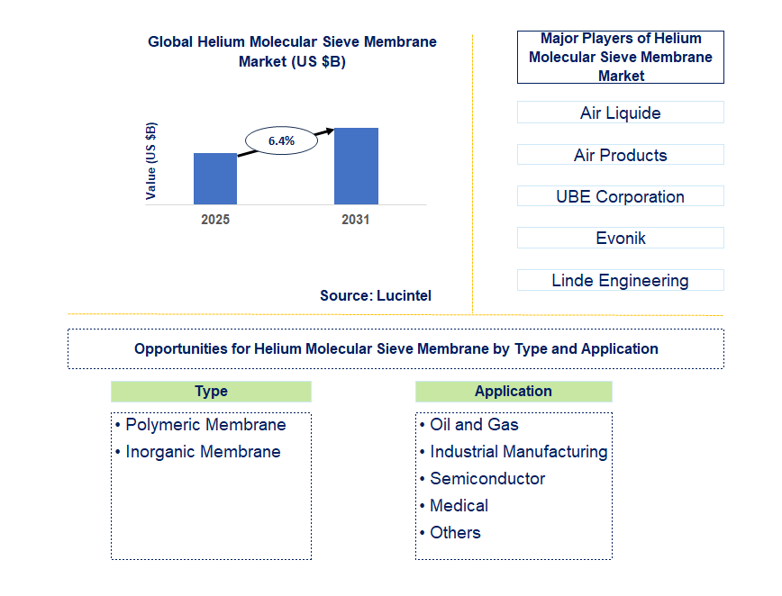 Helium Molecular Sieve Membrane Market Trends and Forecast