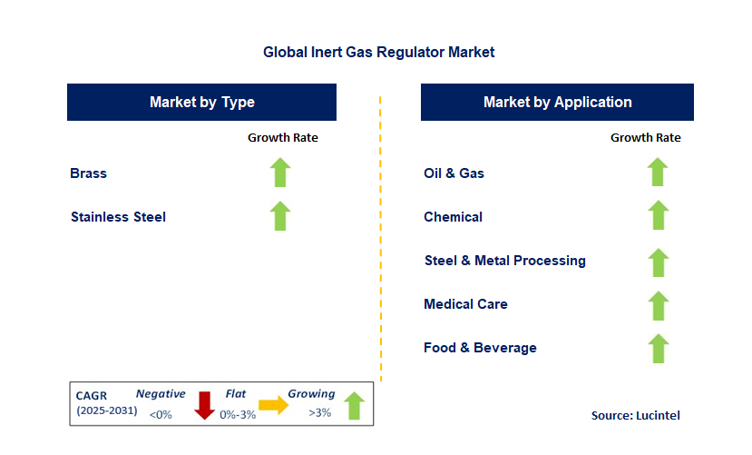 Inert Gas Regulator Market by Segment