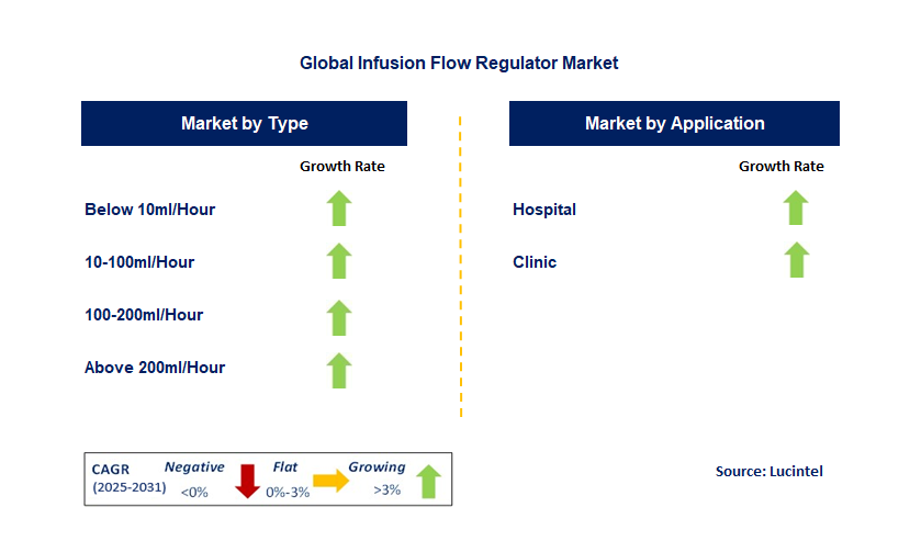Infusion Flow Regulator Market by Segment