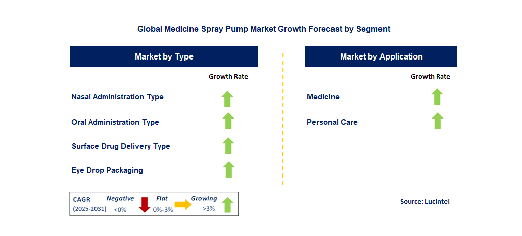 Medicine Spray Pump Market by Segment