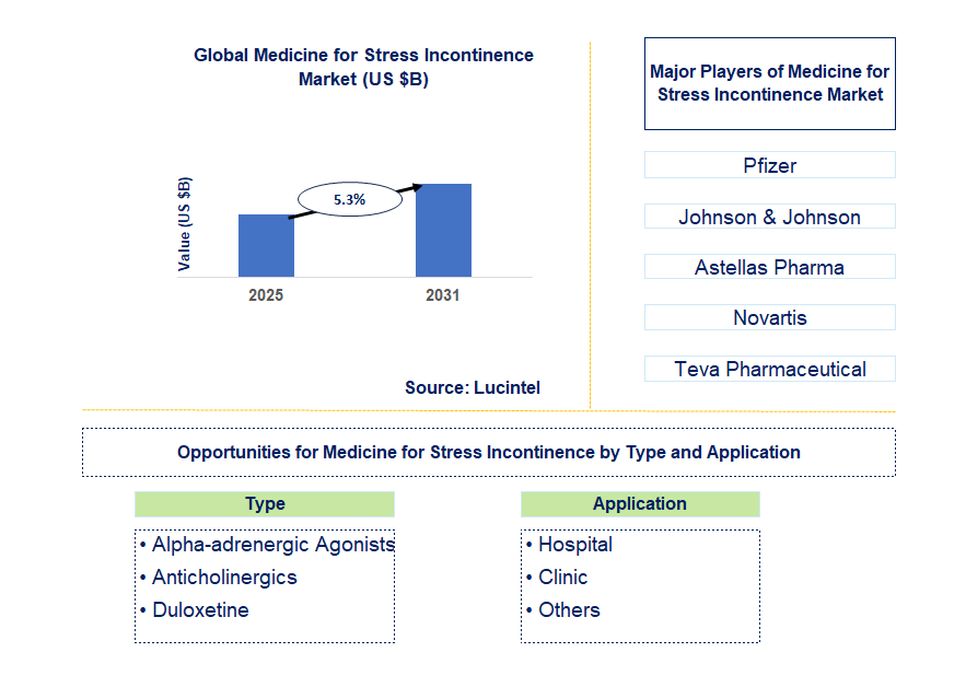 Medicine For Stress Incontinence Market Trends and Forecast