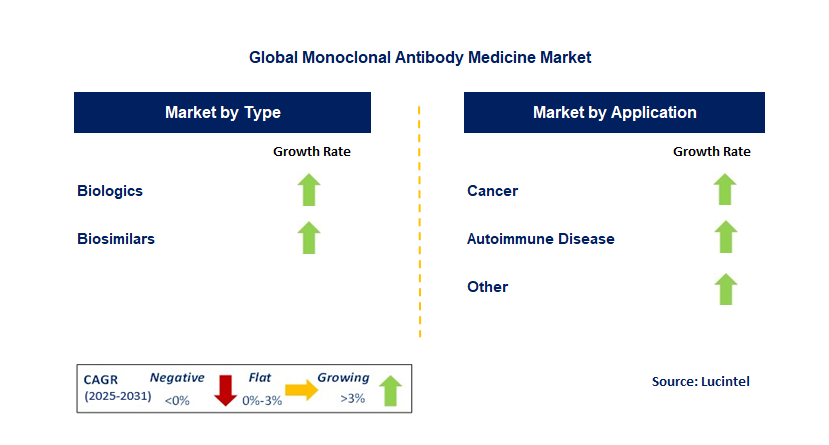Monoclonal Antibody Medicine Market by Segment