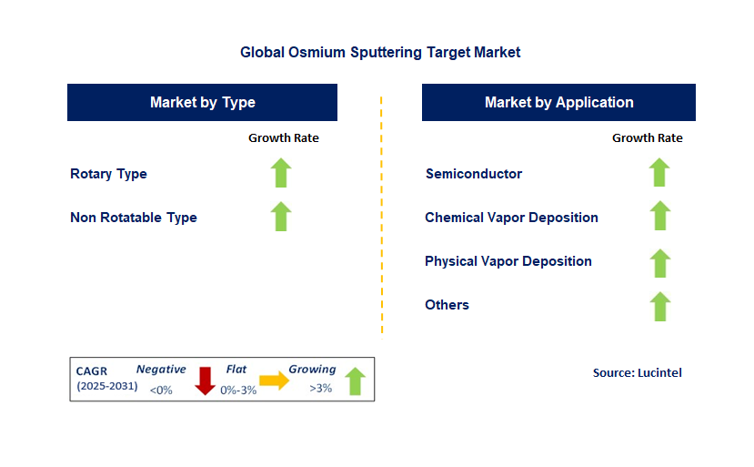 Osmium Sputtering Target Market by Segment