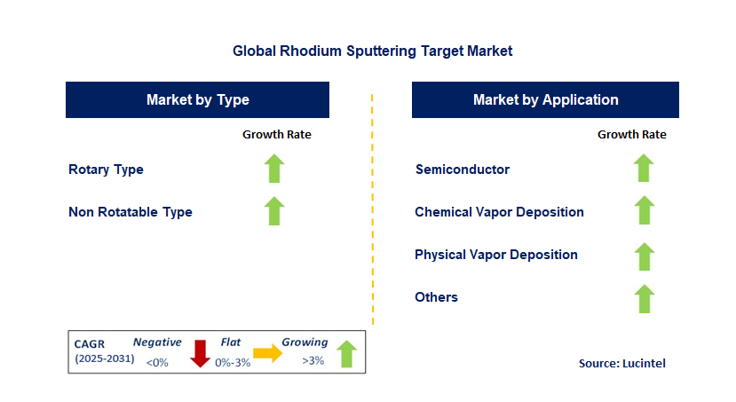 Rhodium Sputtering Target Market by Segment