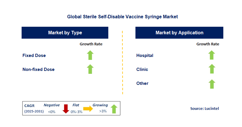 Sterile Self-Disable Vaccine Syringe Market by Segment