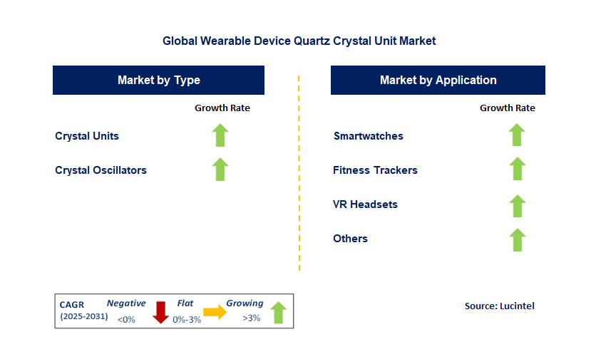 Wearable Device Quartz Crystal Unit Market by Segment
