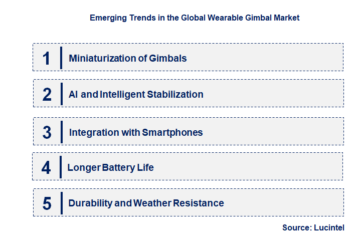 Emerging Trends in the Wearable Gimbal Market