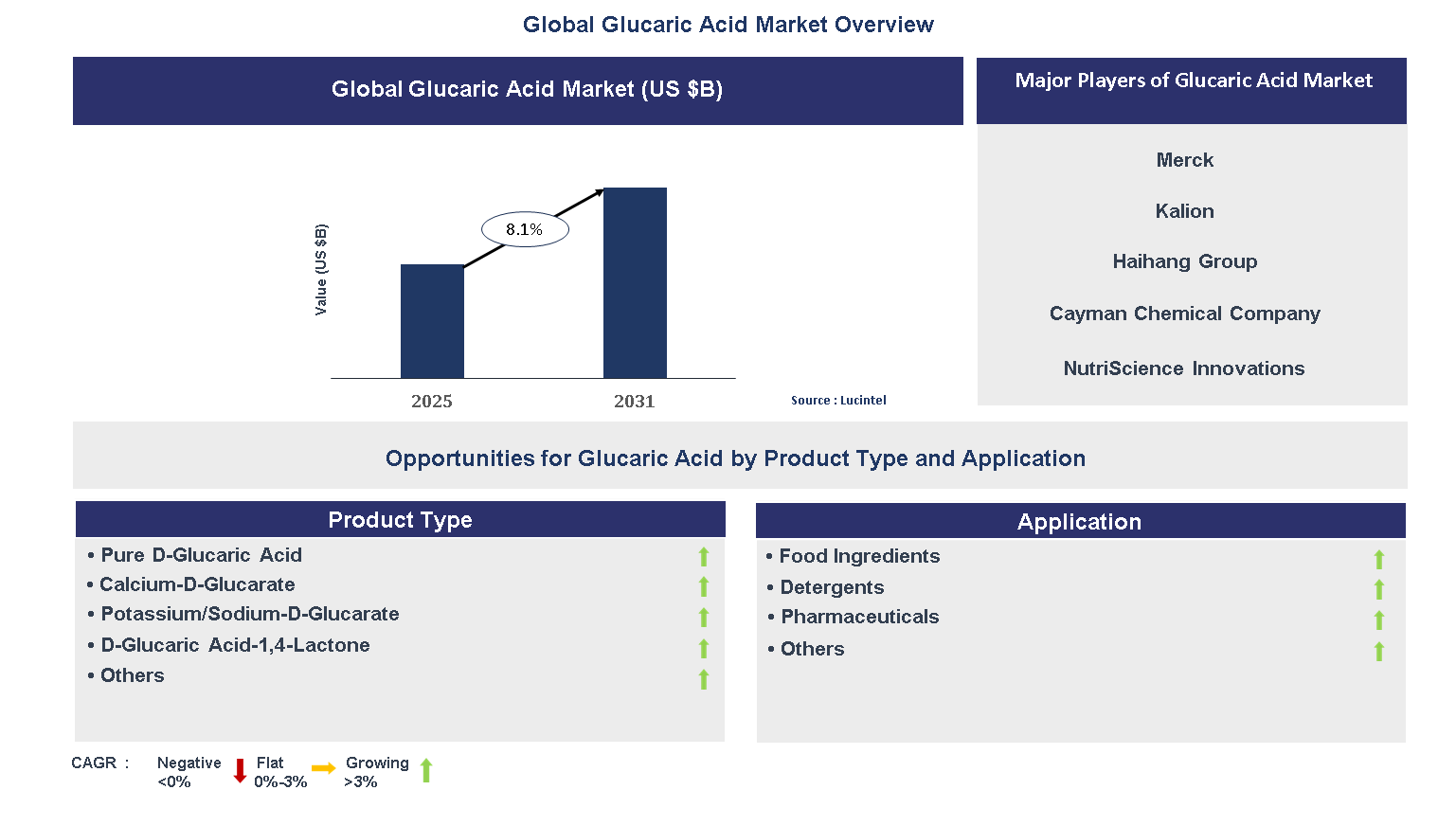 Glucaric Acid Market Trends and Forecast