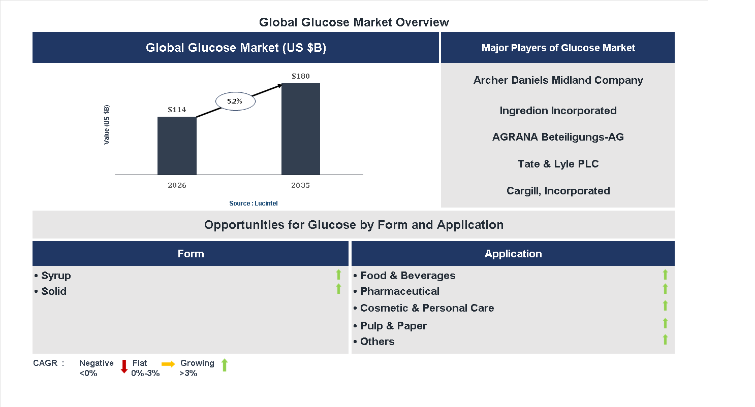 Glucose Market Trends and Forecast