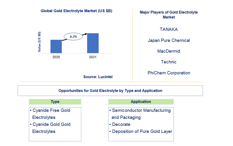Gold Electrolyte Market Trends and Forecast