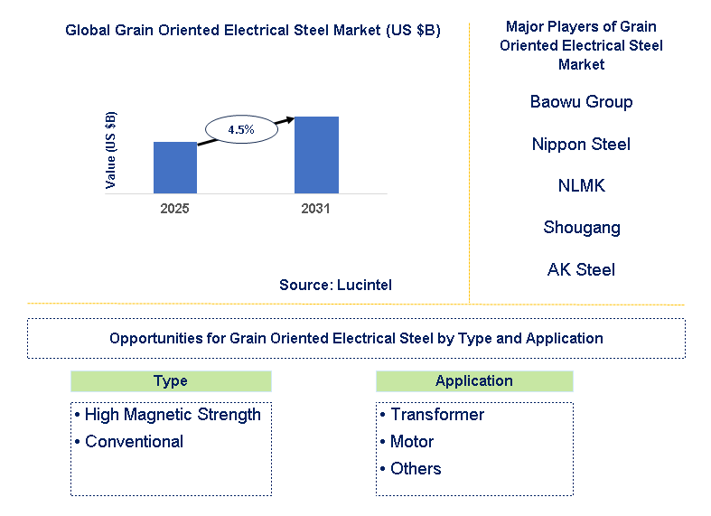Grain Oriented Electrical Steel Market Trends and Forecast