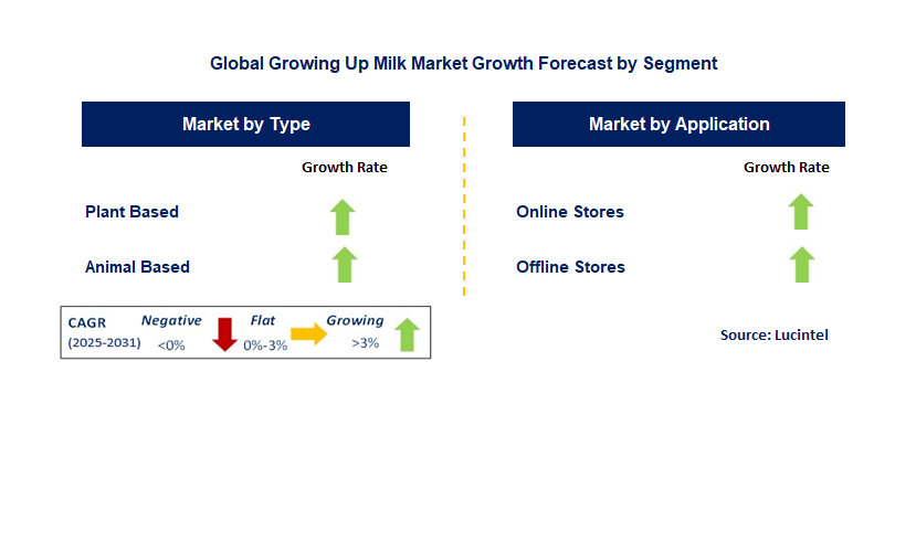 Growing Up Milk Market by Segment