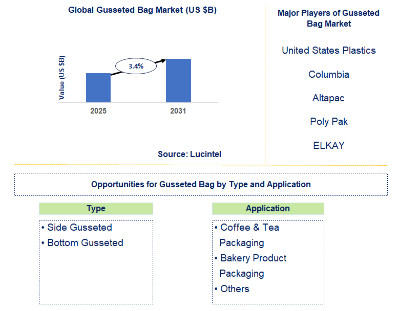 Gusseted Bag Market Trends and Forecast