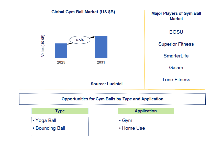 Gym Ball Market Trends and Forecast
