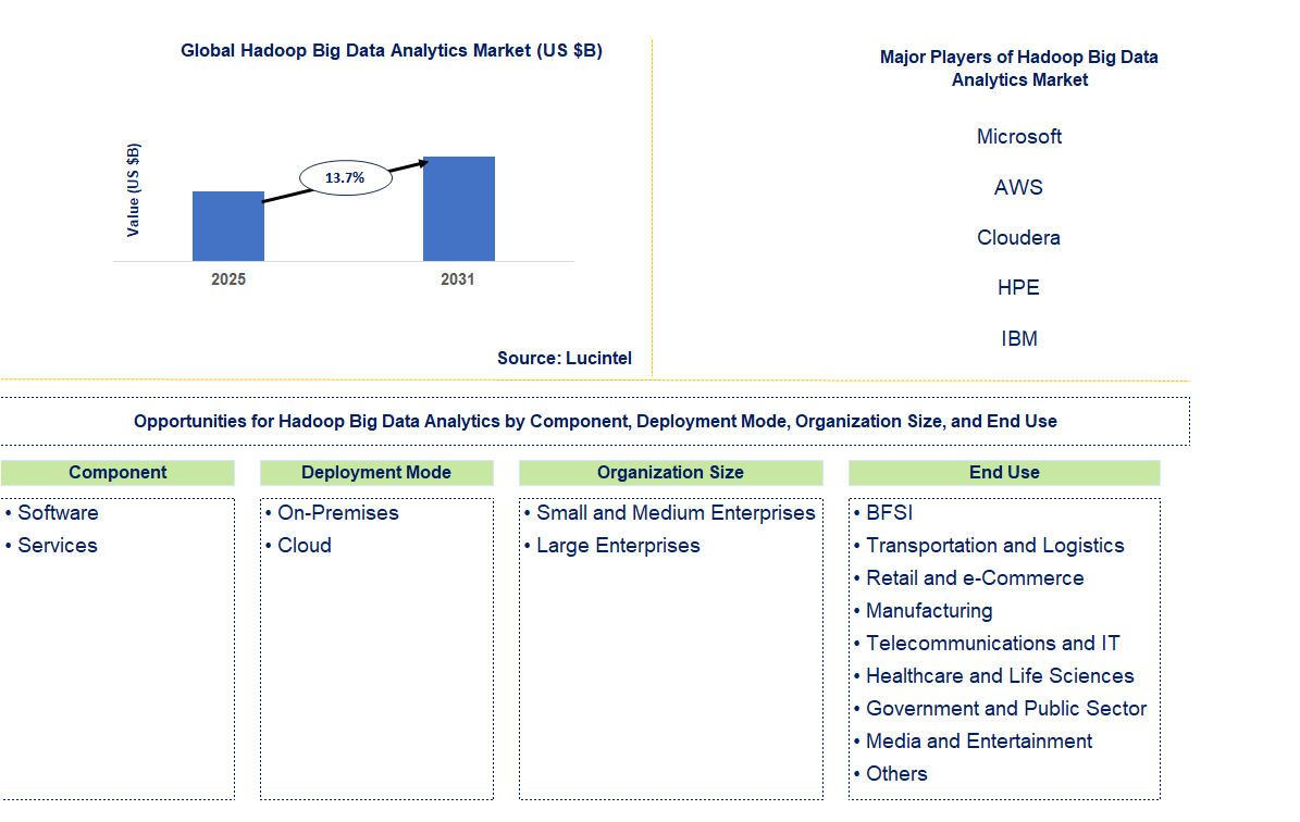 Hadoop Big Data Analytics Market Trends and Forecast