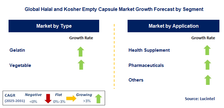 Halal and Kosher Empty Capsule Market by Segment