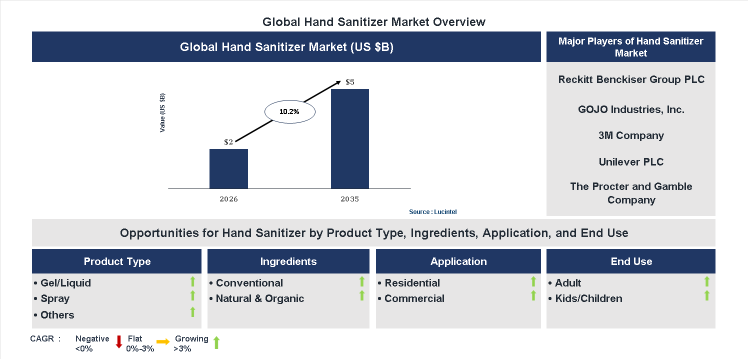 Hand Sanitizer Market Trends and Forecast