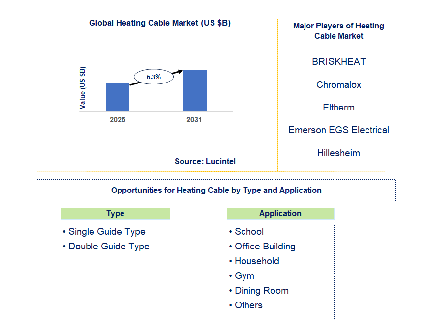 Heating Cable Market Trends and Forecast