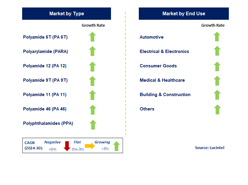 High Performance Polyamides by Segment