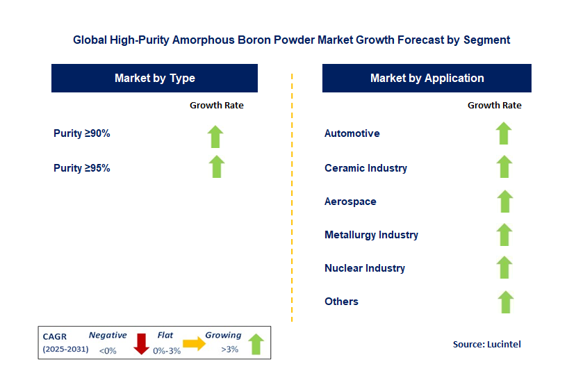 High-Purity Amorphous Boron Powder Market by Segment