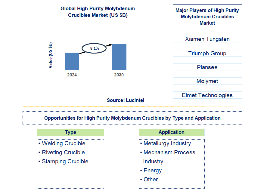 High Purity Molybdenum Crucibles Trends and Forecast